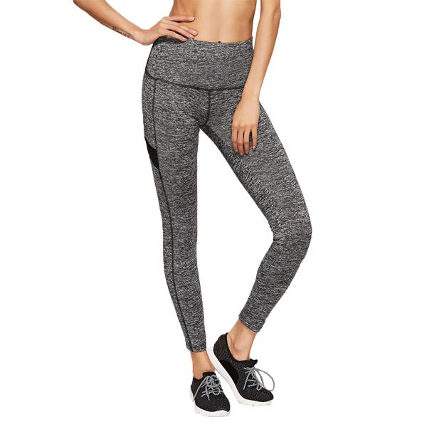 grey and black leggings